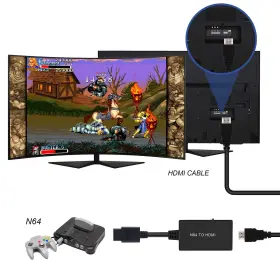 613965490405 SHEIAIER Hdmi Converter Adapter Gamecube Nes Vid #3