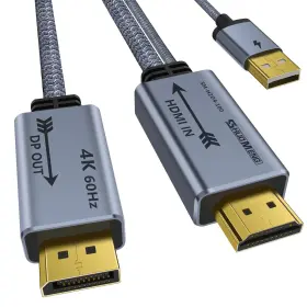 975355700759 SHUOMENG Hdmi Displayport Adapter Male Displa