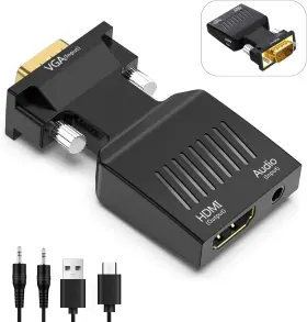SM-V2H3 SHUOMENG Female Hdmi Vga Male Converter Adapter
