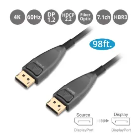 CB-DP2111-S1 SIIG Displayport Fiber Optical Cable Aoc Gbps CB-DP2111-S1 SIIG Displayport Fiber Optical Cable Aoc Gbps