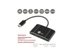CE-DP0N11-S1 SIIG Triple Displayport Dp Hdmi Mst Hub Splitter