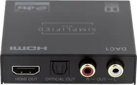 DAC1 SIMPLIFIED MFG Hdmi Audio Extractor Channel Stereo #2 DAC1 SIMPLIFIED MFG Hdmi Audio Extractor Channel Stereo #2