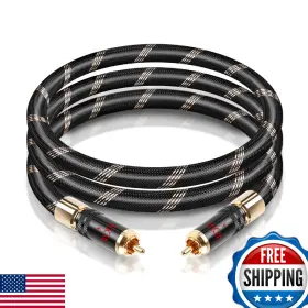 Skw B0d872p1pl Audiophile Subwoofer Rca Cable Self-locking Ultra-high Purity Copper