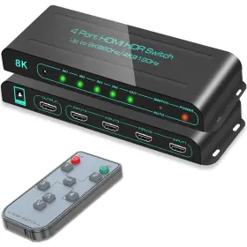 HDSW0036M1BLUE SKYCROPHD Hdmi Switch Dolby Vision Remote