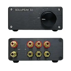 659438712377 SOLUPEAK Rca Switch Box Passive Audio Signal