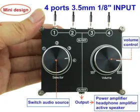 659438712407 SOLUPEAK Cable Switcher Stereo Splitter #2