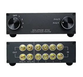 710702291469 SOLUPEAK Rca Audio Switch Signal Switcher