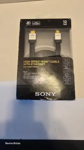 027242794160 SONY High Hdmi Cable Ethernet Audio Video