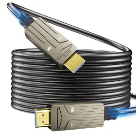 Soonsoonic 200ft-fibre Fiber Optic Hdmi Cable 200ft 18gbps 4k 60hz 4 Unidirectional Active 2.0