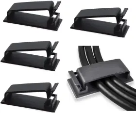 767912084268 SOULWIT Adhesive Cable Management Clips