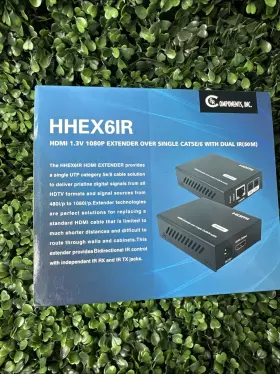 HHEX6IR SR COMPONENTS Hdmi Extender Dual Ir
