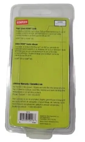 18770 STAPLES High Hdmi Cable #2