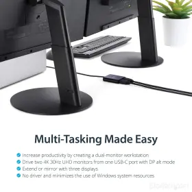 803931137162 STARTECH Com Usb Dual Hdmi Adapter Monitor Mst #3