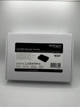 Startech Vs221hd20 2 Port Hdmi 2.0 4k Video Switch Box Ir Switcher Uhd Hdcp