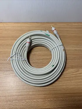 Steren 264-306bk 12 3-rca Male To Heavy Duty Audio Video A/v Cable