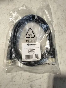 Steren 517806bk 6 Ft Hdmi High Speed With Ethernet Cable 517-806bk