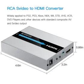 727536191377 SUNNATCH Rca Svideo Hdmi Converter Video Adapter #3