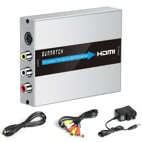 727536191377 SUNNATCH Rca Svideo Hdmi Converter Video Adapter