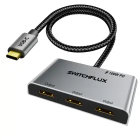 3-HDMI SWITCHFLUX Usb Adapter Splitter Display