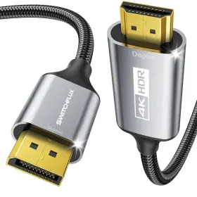 10FT SWITCHFLUX Displayport Hdmi Cable Uni Directional