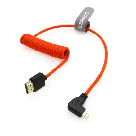 305954116994 SZRMCC Micro Hdmi Left Angle Braided Cable Gopro