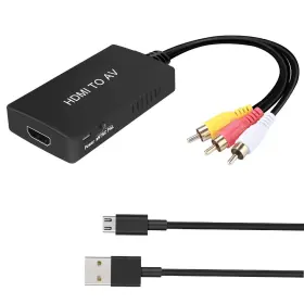Taihuai 745695015457 Hdmi To Rca Converter Av 3rca Cvbs Composite Video Audio A Taihuai 745695015457 Hdmi To Rca Converter Av 3rca Cvbs Composite Video Audio A