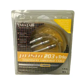 Tara Labs 617529865890 Prism 203v Trio 4 Meter Component Video New Old Stock