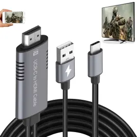 Tasumato Hk04 Hdmi Adapter Usb Type C Cable Mhl 4k Hd Video Digital Converter Cord Mirror C Tasumato Hk04 Hdmi Adapter Usb Type C Cable Mhl 4k Hd Video Digital Converter Cord Mirror C