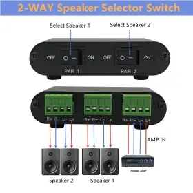 651357898644 TENEALAY Audio Stereo Speaker Selector Switcher #2