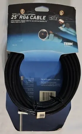 TRG-25 TERK Coaxial Cable Satellite Antenna Tv #3
