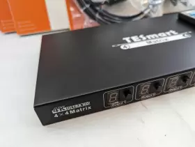 HMA0404A60-USBK TESMART Quad Viewer Hdmi Matrix Switch Cables #2