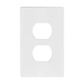 SP-S1-W TG Screwless Duplex Wall Plate Child Safe Receptacle