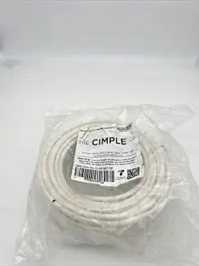 CMP-COAX-SGL-CC-WS-WHT-75F THE CIMPLE CO Dual Coaxial CMP-COAX-SGL-CC-WS-WHT-75F THE CIMPLE CO Dual Coaxial