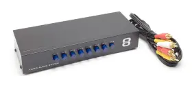 CMP-SWTCH-RCA-8W-BLK-KIT THE CIMPLE CO Video Switcher Switch