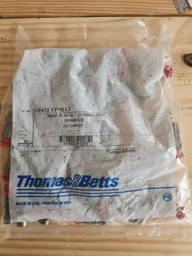 SNS1P6U THOMAS BETTS Bag Catv Connector Snap Seal