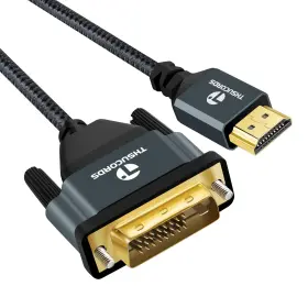 HD-210-1.0M THSUCORDS Hdmi Dvi Cable Braided Directional