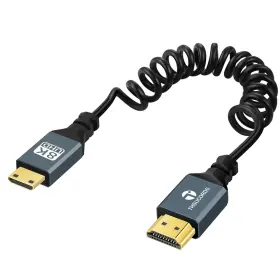 HD-213-TAC THSUCORDS Mini Hdmi Coiled Cable Ultra Male