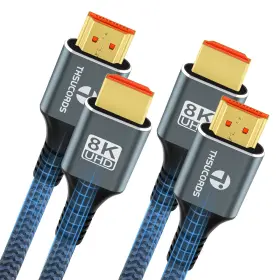 HD-215-0.5M THSUCORDS Hdmi Cable Pack High Braided Cord Suppo