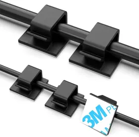 SLCC-100P-BLK TIDYHELPER Adhesive Cable Clips SLCC-100P-BLK TIDYHELPER Adhesive Cable Clips