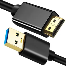 TE-7441 TIEDXIOY Usb Hdmi Cable Adapter Monitor Male