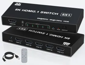 HDMI501-8K-C TIOLEJE Hdmi Switch Box Port Expander Se