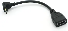 TIVID-15CM TIVID Mini Hdmi Adapter Right Angle Male Female #2