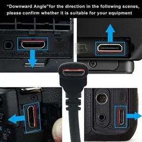 TIVID-15CM TIVID Mini Hdmi Adapter Right Angle Male Female #3