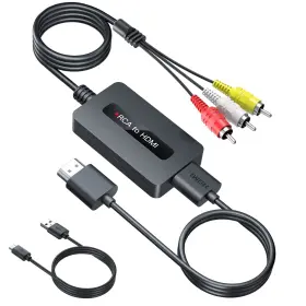 761325261346 TIXILINBI Male Rca Hdmi Cable Converter Cvbs