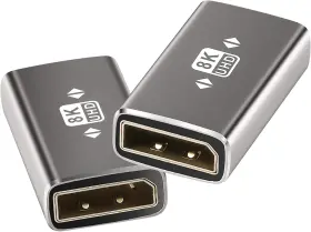 Togconn 445050952993 8k Displayport Coupler 2 Pack Dp 1.4 Female To Extension Adapter Connect Togconn 445050952993 8k Displayport Coupler 2 Pack Dp 1.4 Female To Extension Adapter Connect