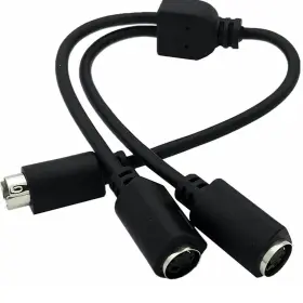 TRV-AV-100088 TRAOVIEN Video Pin Mini Din Splitter Connector