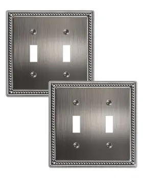 TAAP22J TREEWELL Double Toggle Light Switch Antique