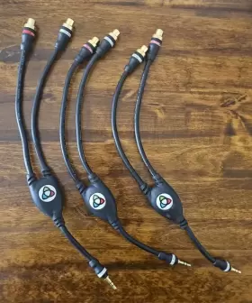 2YP-MFFB TRIBUTARIES Stereo Rca Female Adapter Cable