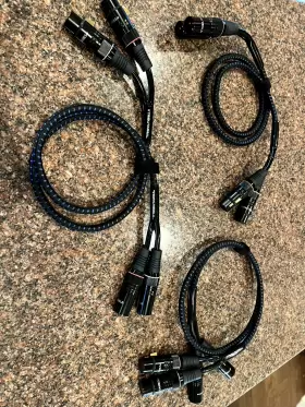 4ABM-010B TRIBUTARIES Balanced Xlr Stereo Audio Cable Meter #2