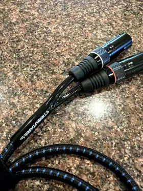 4ABM-010B TRIBUTARIES Balanced Xlr Stereo Audio Cable Meter #3